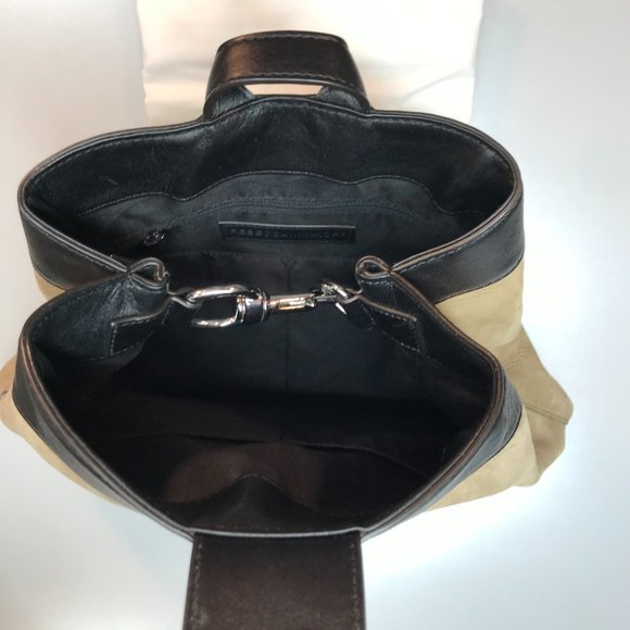 NWT Rebecca Minkoff Suede Leather Mission Sling Backpack with Leather Trim - Picture 6 of 9